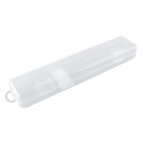 OriGlam Transparent Tableware Storage Case, Portable Flatware Utensil Box, Clear Cutlery Organziers Container for Spoon Fork Chopsticks for Travel Camping Picnic (B)