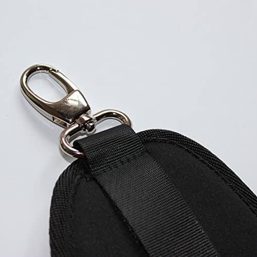 FOLAI Waterproof Replacement Shoulder Strap with Adjustable Belt for Shoulder Bag Backpack Black