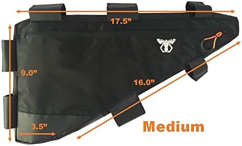 Trail Mountain Bike Full Frame Bag | Bicycle Touring, Bikepacking, Commuting Pack | Trail/Mountain Small, Medium, Large