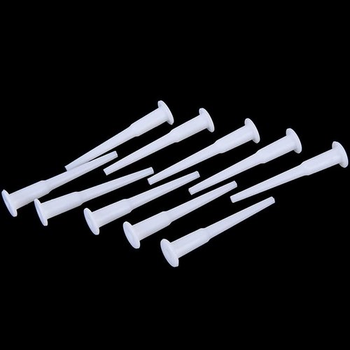 10Pcs White Exercise Ball Plug Yoga Replacement Kit Air Stopper Plug Pin Adapter for Jump Ball Sport for Fitness Yoga Ball，Easy Installation and Use Exercise Balls and Accessories Sports and Outdoors