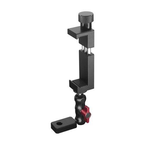 DRUSERY Bow Phone Mount for The Use of Camera of Cell Phone Bow Smartphone All-Aluminum Holder Accessory Compound Bow Hunting Phone Bracket