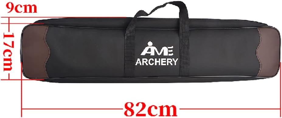 ZSHJGJR Archery Recurve Bow Bag Take Down Portable Soft Bow Case Double Layer Bag for Storage and Arrow, for Take Down Recurve Bow/Long Bow Outdoor Shooting Practice