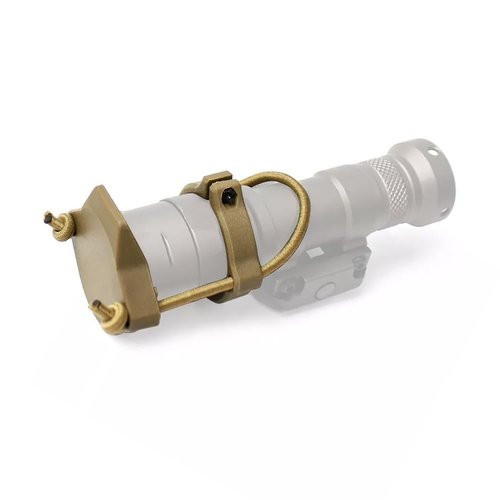 okyass Tactical Flashlight Lens Cover for M300 M600 Series Weaponlight Protective Cover,Tan