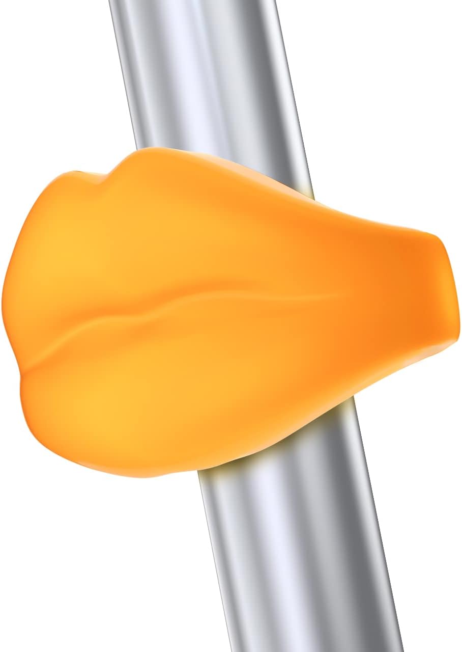 Volo Mmm Lip Shape Bike Rechargeable Tail Lights for Night Riding Fun Bicycle Decorations Skateboard Scooter BMX Accessories Kids Gift Soft Lights Led Flashing MTB Rear Safety Cycling Silicone