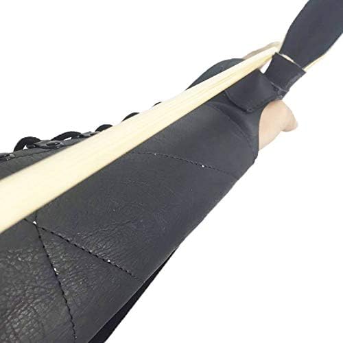 Handmade Leather Arm Guard Bow Hand Shooting Glove