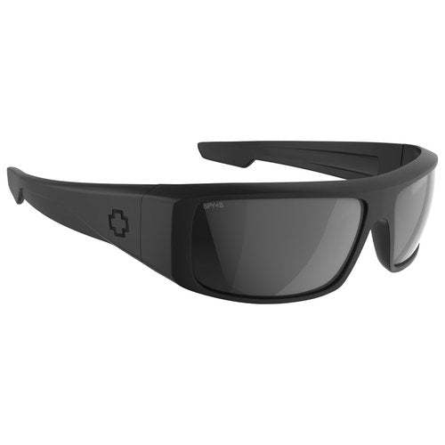 Spy Optic Men's Logan Ansi Rectangular Sunglasses, Matte Black Happy Photochromic, 61