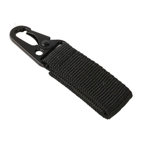 Wagleriz 3PCS Multi-Color Tactical Molle Key Ring Nylon Keychain Carabiner Hanger Duty Belt Metal Hook Backpack Clasp Key Organizer - 3 Colors
