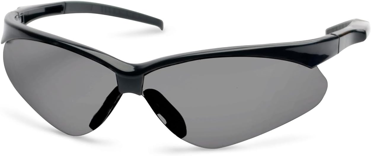 Walker's Crosshair Sport Shooting Glasses - Lightweight Impact-Resistant Lenses Soft Non-Slip UV Protection Hunting Range