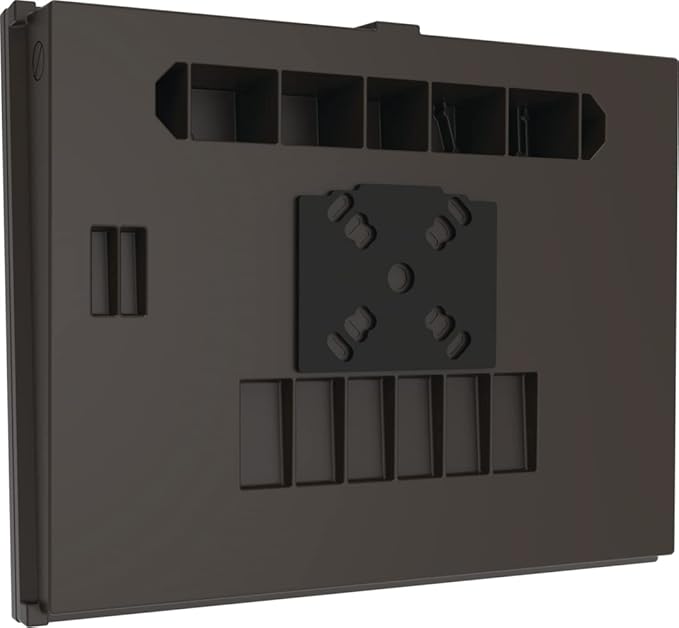 Lithonia Lighting 18" LED Wall Pack Outdoor Light Fixture, Building Wall Light, Adjustable Lumens, 4000K Cool White, MVOLT 120-277V, IP65, Glass Lens, Bronze (TWX3 LED ALO 40K MVOLT DDBTXD)