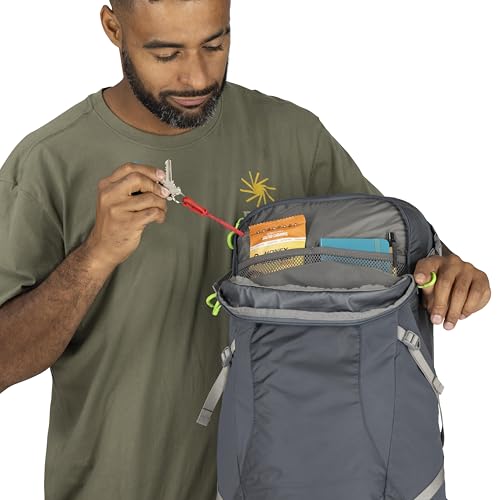 Osprey Sportlite 25L Unisex Lightweight Hiking Backpack, Tungsten/Grey Wolf, M/L