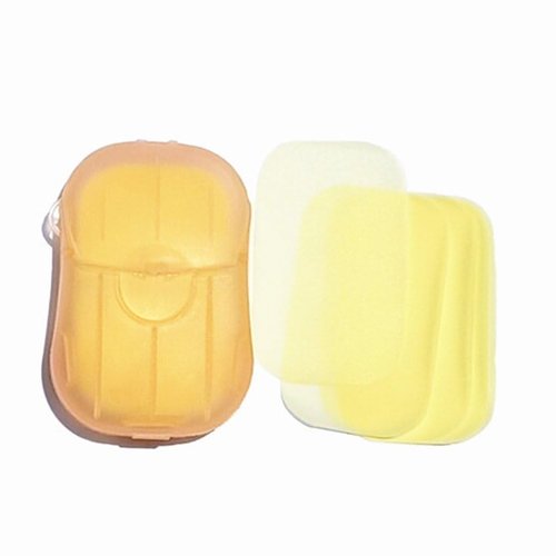 Juroicessry 6Pcs Colorful Soap Sheets for Traveling,Portable Soap Paper, Effectively Cleans Stains, Suitable for BBQ, Camping, Hiking, Traveling，Personal Care， Camping Soap and Shampoo