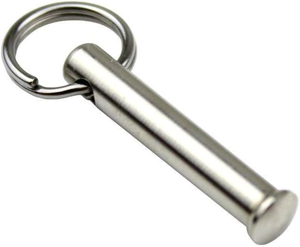 TIKING Titanium Lanyard Bead Bolt Holder With Split Ring (Ti Bolt)