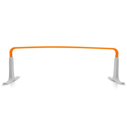 Meister ZoomFlex Agility Hurdles w/Carry Bag - Flex-Safe Modular Speed Training - 6" Safety Orange - 6 Pack