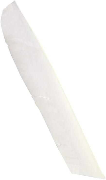 ZSHJGJR 50 Pack Archery Arrow Spiral Twist Wrap Full Length Feathers Left Wing Feathers Fletches Fletching (8-11inch) for Flu-Flu Arrows