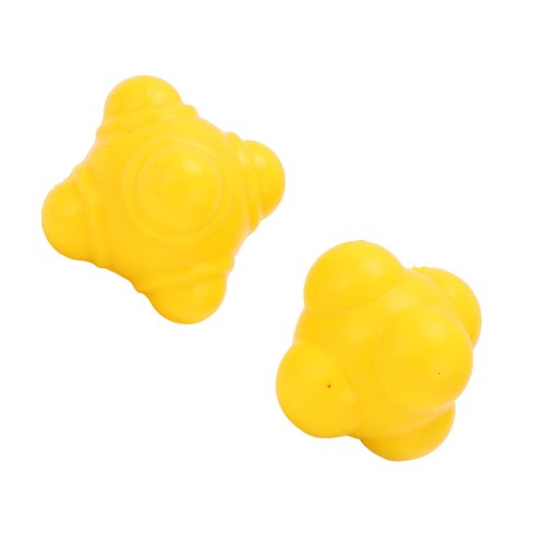 XHIKOWAT 2 PCS Trainer Rubber Reflexs Ball Hand Eye Coordination Training Set Applicable Running Football,Combination Fitness Products