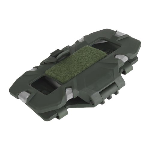 SINAIRSOFT Tactical Vest Phone Holder MOLLE Plate Carrier Phone Mount Folded Navigation Board (Ranger Green)