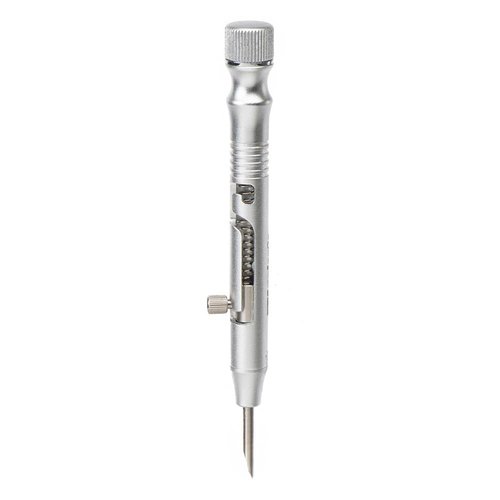 AnglerCo Retractable Fish Venting Tool with Pocket Clip for Deep Sea Fishing
