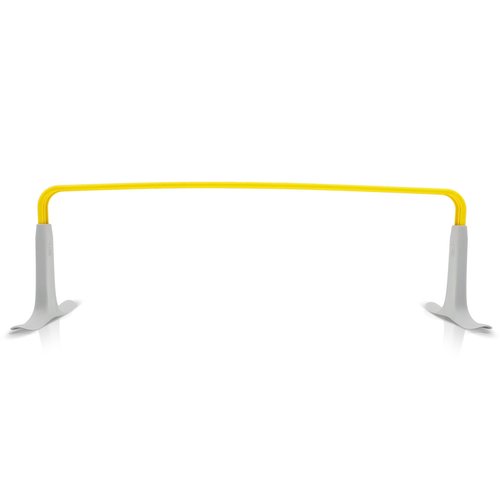 Meister ZoomFlex Agility Hurdles w/Carry Bag - Flex-Safe Modular Speed Training - 6" Electric Yellow - 6 Pack