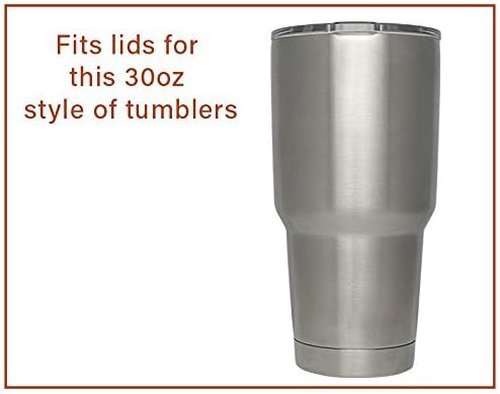 4 Pack New OEM Replacement Rubber Lid Seals for 14 or 30 Ounce Insulated Stainless Steel Tumblers Such As Yeti RTIC Ozark Trail Mossy Oak Atlin Beast
