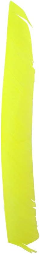 ZSHJGJR 50 Pack Archery Arrow Spiral Twist Wrap Full Length Feathers Left Wing Feathers Fletches Fletching (8-11inch) for Flu-Flu Arrows
