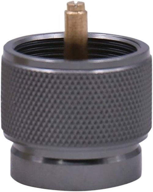 Propane Gas Tank Adapter Us Plug Outdoor Camping Stove Tank Converter for Mapp Gas Tank 1 Lb Cylinder Input Aluminum Alloy Camping Stoves