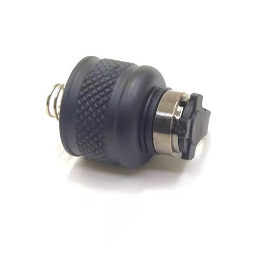 Tactical Flashlight Tail Cap for PLHv2 OKW M300 M600 Hunting Light Tail Cap (Black)