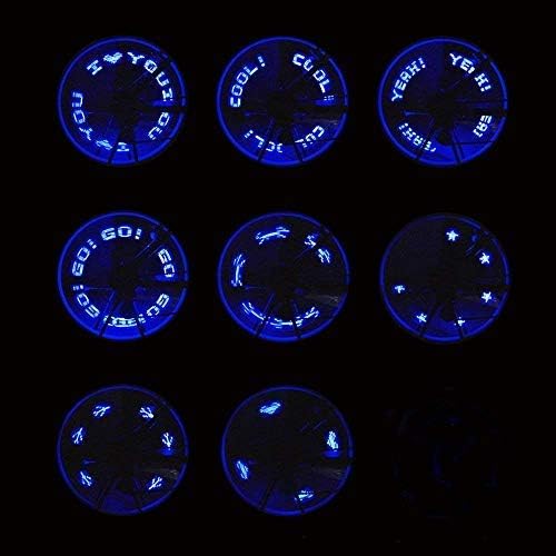 Superdream Bike Tire Valve Stem Light - LED Waterproof Bicycle Wheel Lights Neon Flashing Lamp Glow in The Dark Cool Safe Accessories (Blue 2Pack)