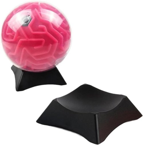 1Pc Black Ball Stand Display Stand,Stability Stand for Basketball Football,Memorabilia Display and Storage Cases,Exercise Ball Chair Stand Base,Sport Ball Display Rack,Soccer Ball Display Stand Holder