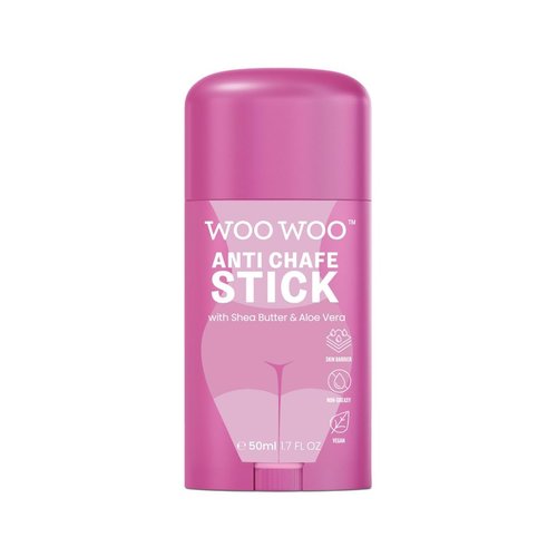 WOOWOO Anti-Chafe Stick with Aloe Vera and Shea Butter, 50 ml