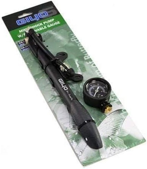 GIYO GS-41 Mini Shock Pump with Gauge 300psi Tyre Tube Suspension Forks Bike, ST1079