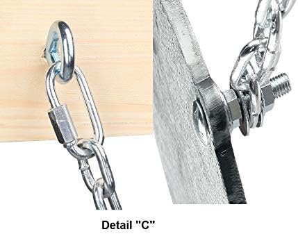 Tactical Scorpion Gear TSG-AOK Complete Hanging Target Gong Mounting Kit