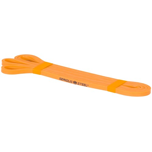 Serious Steel Fitness 37" Orange Resistance Training Bands (Portable Exercise Band System Training Bands - for Constant Tension, No Slack) - #0 Orange