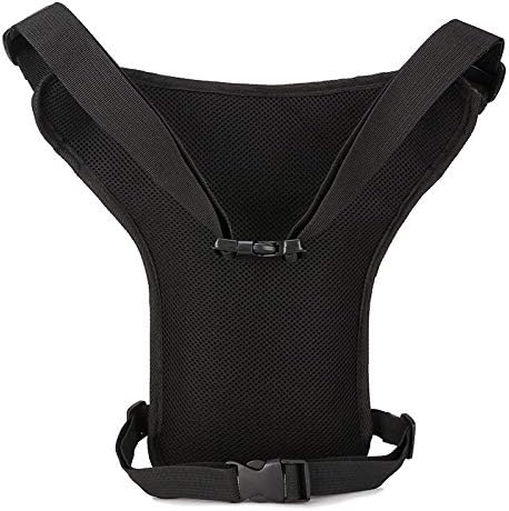 Nylon Drop Leg Bag Hiking Waist Pack for Men Women Tactical Motorcycle Bike Cycling Riding Travel Outdoor Sports Fanny Pouch