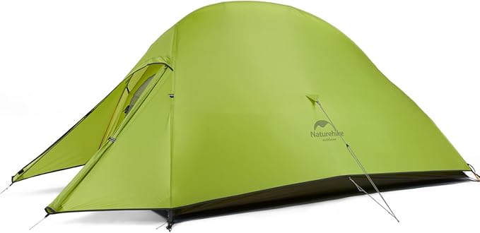 Naturehike Cloud-Up 2 Person Tent Lightweight Backpacking Tent with Footprint - Free Standing Ultralight Camping Hiking Backpack Tents Two Person Tent