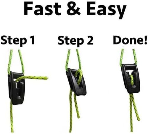 LiteOutdoors Guyline & Tensioner Kit - 1.8mm Diameter - 60 or 100 feet - Ultralight Reflective Tent Cord, Lightweight Non-Slip Cord Adjusters. Camping, Hiking, Paracord