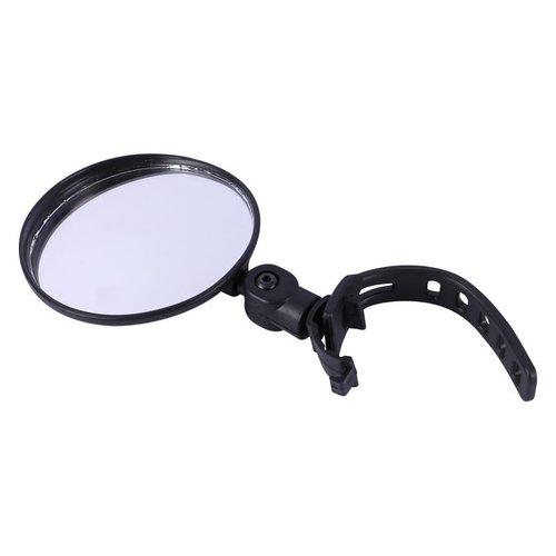 Black Bike Mirror 360 Degree Rotatable Handlebar Rearview Bike Mirrors Shockproof Wide Angle Acrylic Convex Safety Mirror for Most Mountain Road Bike,Bike Mirrors Accessories