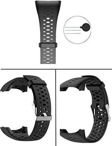 Muovrto Watch Strap for Polar M400/Polar M430, Silicone Replacement Strap