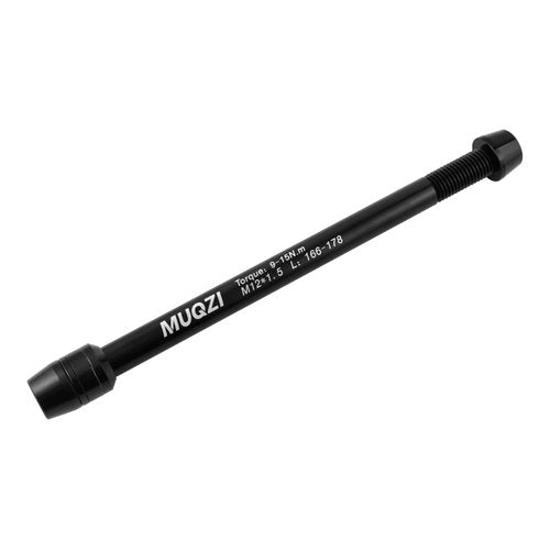 Yundxi Bike Trainer Thru Axle Adapter, Quick Release M12 x 1.5/1.75 Thread Pitch 160 to 178mm Shaft for Rear Wheel Attachment Trainer Length (M12x1.5/166-178)
