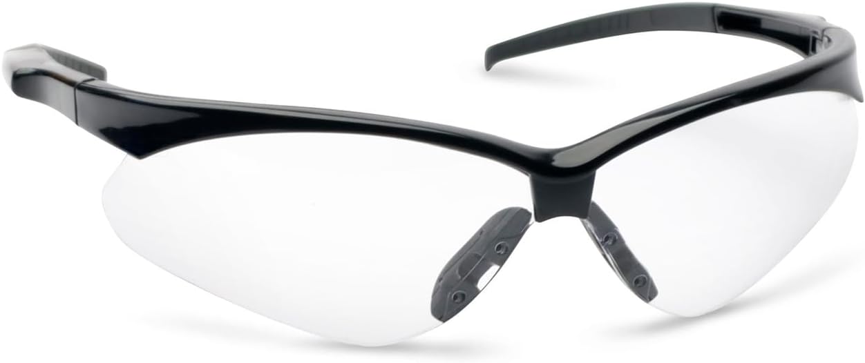 Walker's Crosshair Sport Shooting Glasses - Lightweight Impact-Resistant Lenses Soft Non-Slip UV Protection Hunting Range