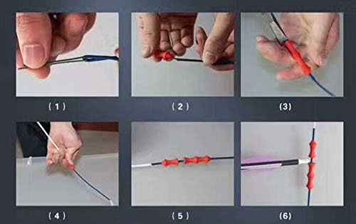 GPP 5 PCS Archery Bowstring Finger Saver QuickShot Finger Guard for Hunting or Bowfishing in 5 Colors