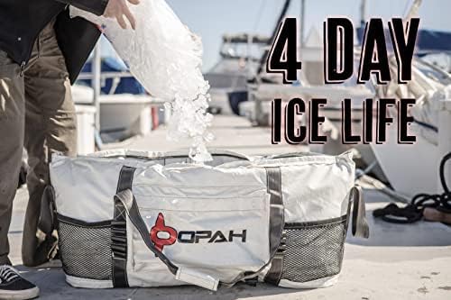 Opah Gear Fathom 5 Insulated Fish Kill Cooler Bag for Yellowtail, 58" L x 18" W x 24" H, Heavy Duty, Marine-Grade Vinyl, UV Resistant, Camping & Fishing