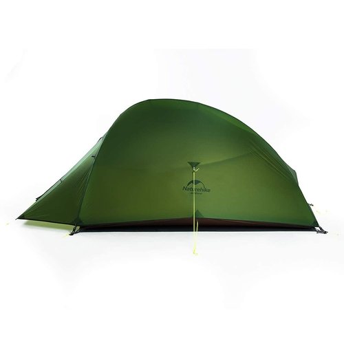 Naturehike Cloud Up Free Standing 2 Person Backpacking Tent Ultralight Nylon Double Layer Camping Tents for Two Person (20D Nylon Green, 2 Person)