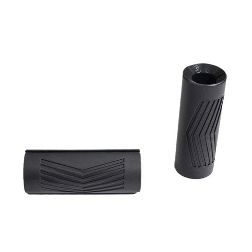 ACTIVPRO Power Grips, Dumbbell Barbell Grips, Top Grade Silicone, Biceps & Forearms Builder, Big Muscles, Thick Grips, Fat Grips, Strength Training (Black)