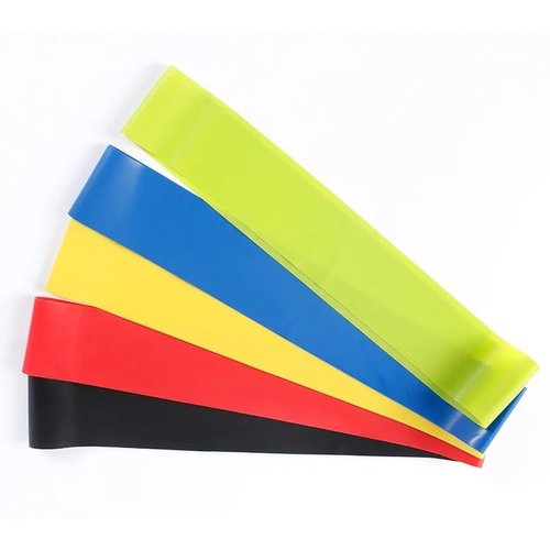 PCSCER 5 Resistance Levels Fitness Resistance Bands for Home Fitness Yoga Chest Expander Elastic Muscle Training, Rubber Bands Sports Elastic Bodybuilding (Multi)