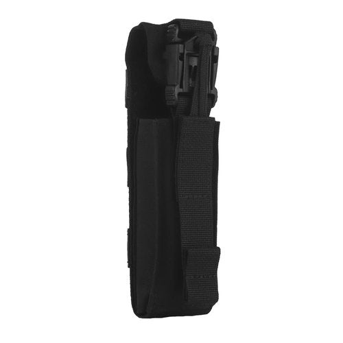 Quick Access IFAK Tourniquet Pouch Flat Open MOLLE Mount on Tactical Vest, Durable Nylon Medical Pouch with Hook Loop Sides Closure & Quick Buckle Fits SAM XT/CAT/SOF, etc(BLK)