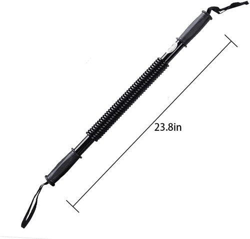 Boshen Power Twister Bar for Arm Upper Body Strength Training Workout Heavy Duty Arm Builder 44lbs/66lbs/88lbs/110Ibs for Choice