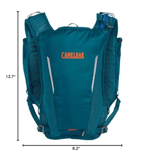 CamelBak Circuit Run Vest with 50oz Hydration Bladder, Corsair Teal