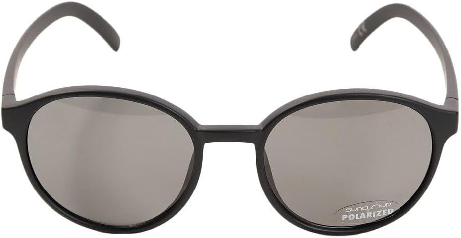 Suncloud Low Key Polarized Sunglasses in Matte Black with Grey Lenses 50mm