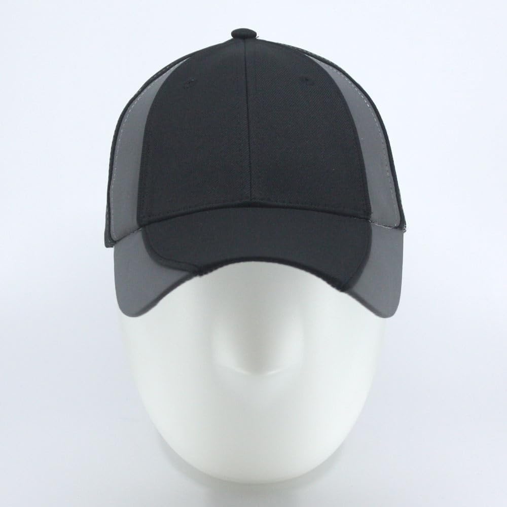 The Vintage Year Reflective High Visibility Piping Neon Polyester Twill Low Profile Structured Baseball Cap