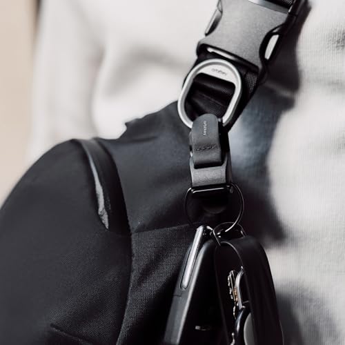 Orbitkey Urban Sling – Compact Crossbody Bag with Adjustable Strap & Quick Access Pockets – Lightweight Everyday Carry Sling for Travel, Work, Gym & Outdoor Adventures (Black)